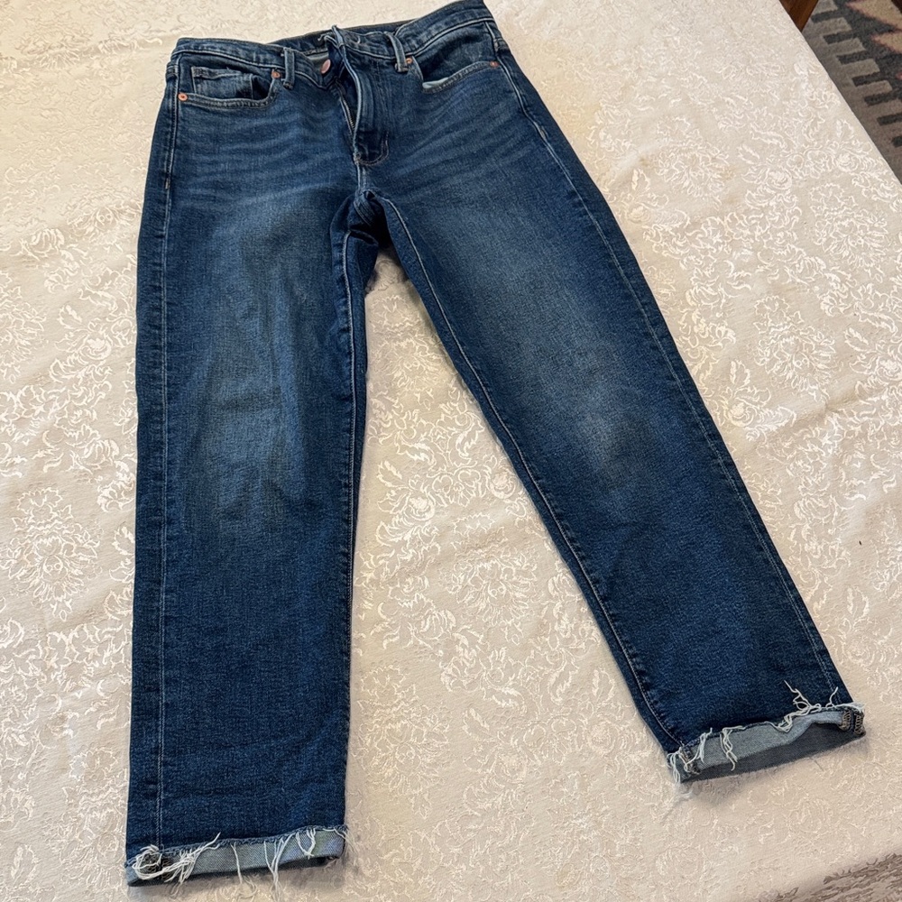 Banana Republic Dark Blue Ankle Jeans
